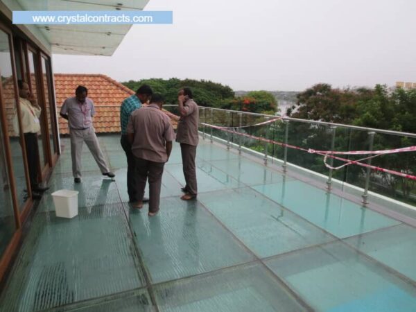 Glass floors