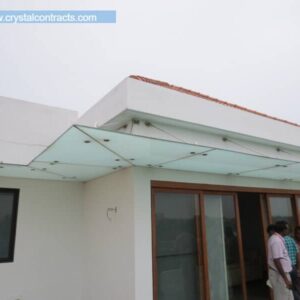 Glass Canopy Corner Type
