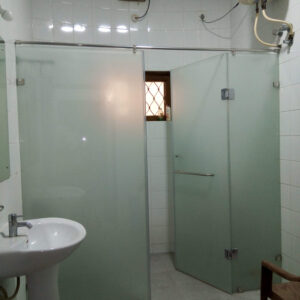 Frosted Shower Enclosure