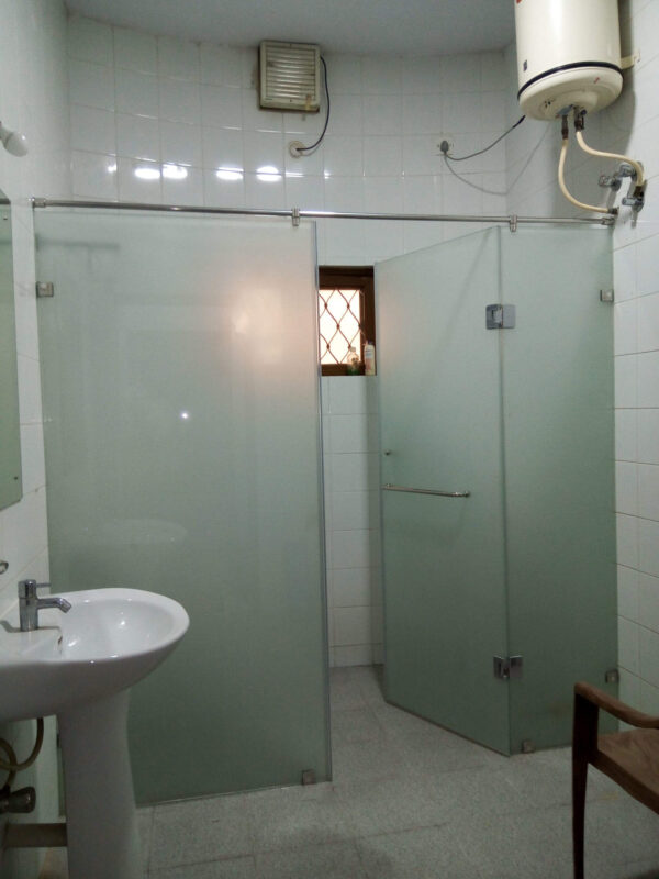 Frosted Shower Enclosure